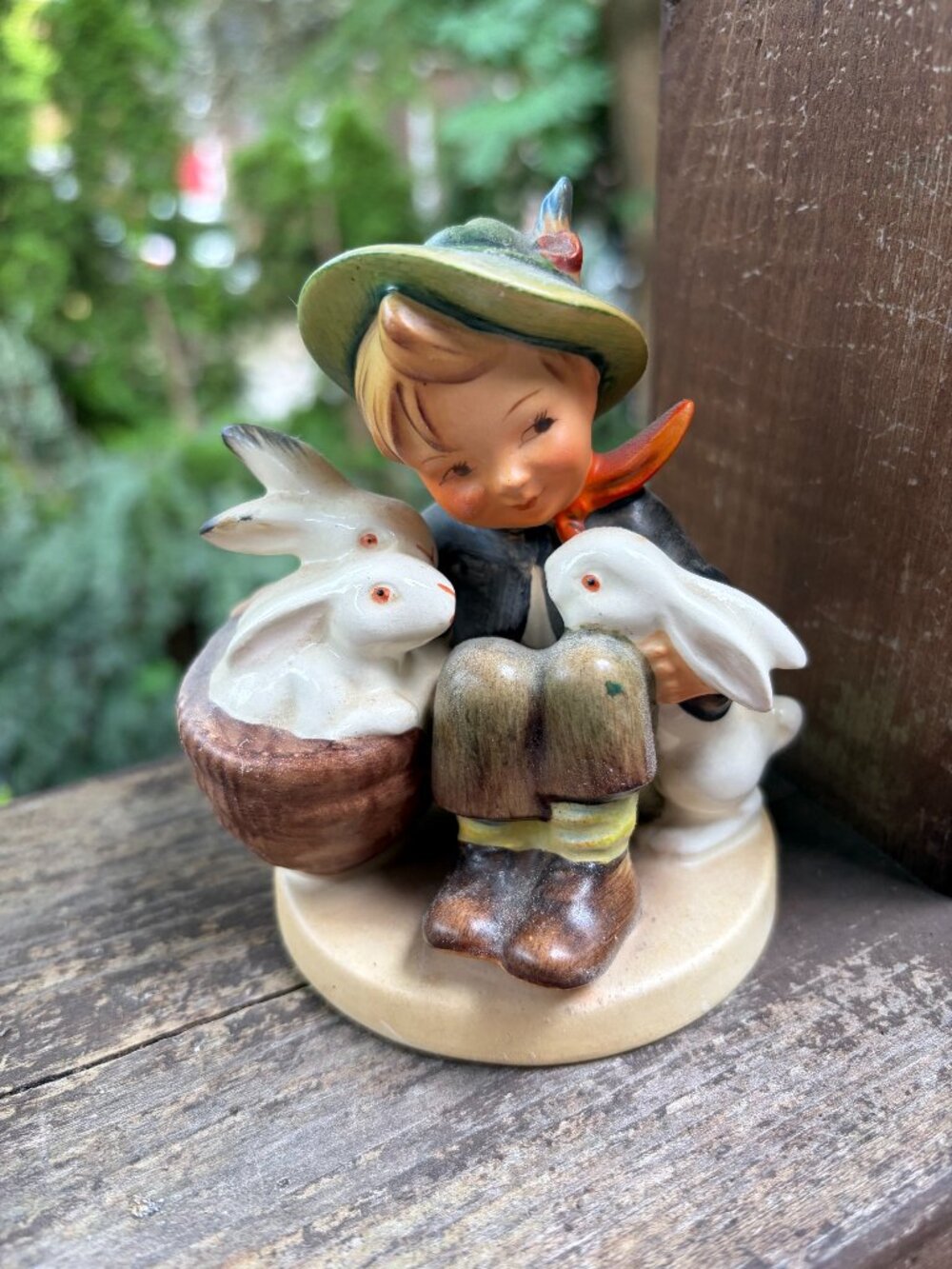 Vintage Hummel Goebel Figurine Playmates #58 Germany 4.25" Tall